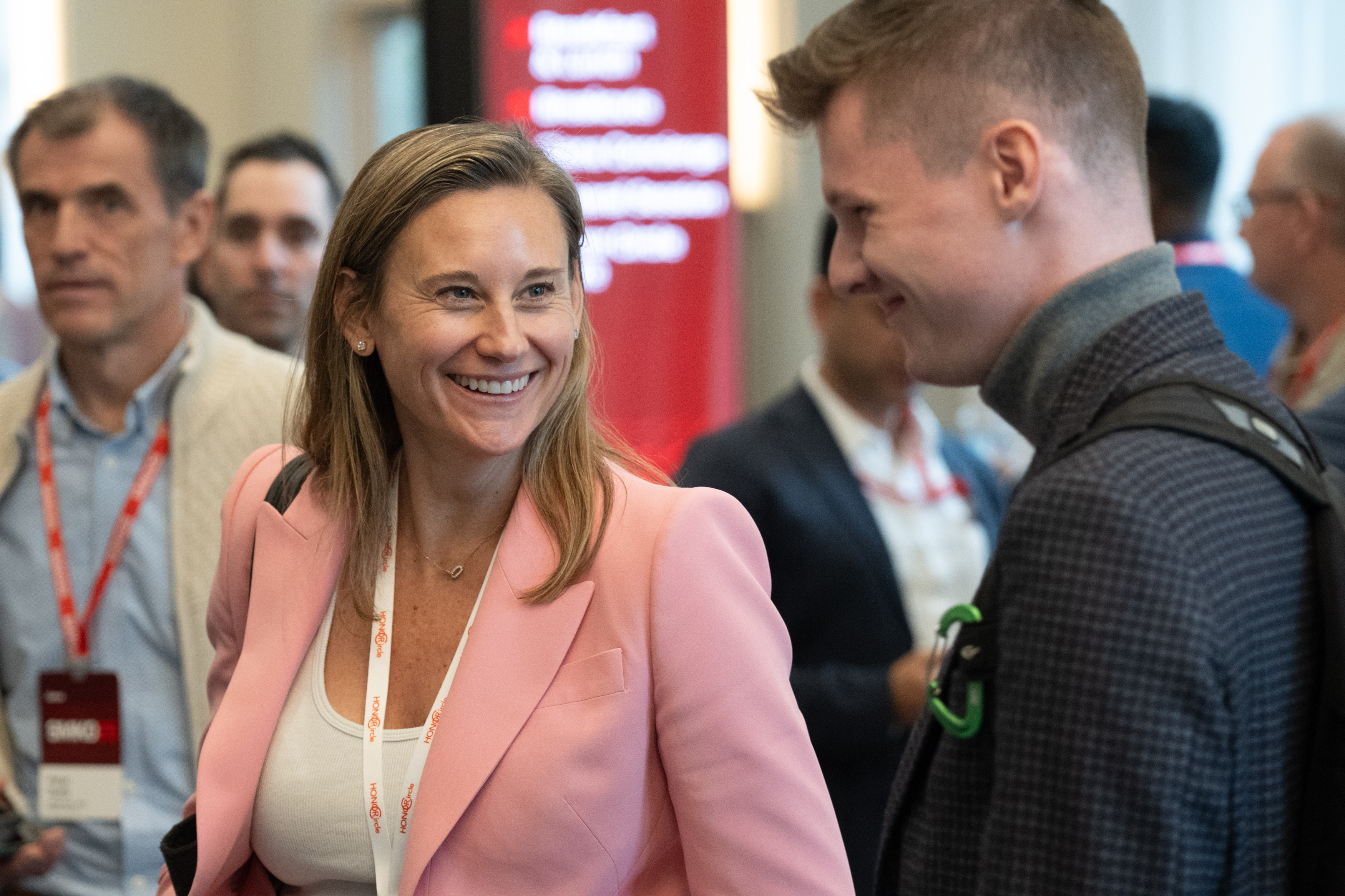 Ciena employees at a conference