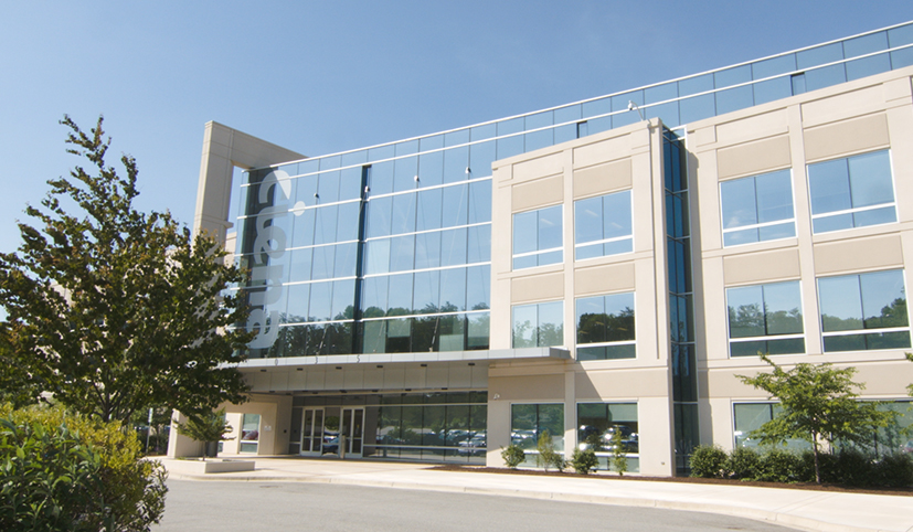 the outside of an office building