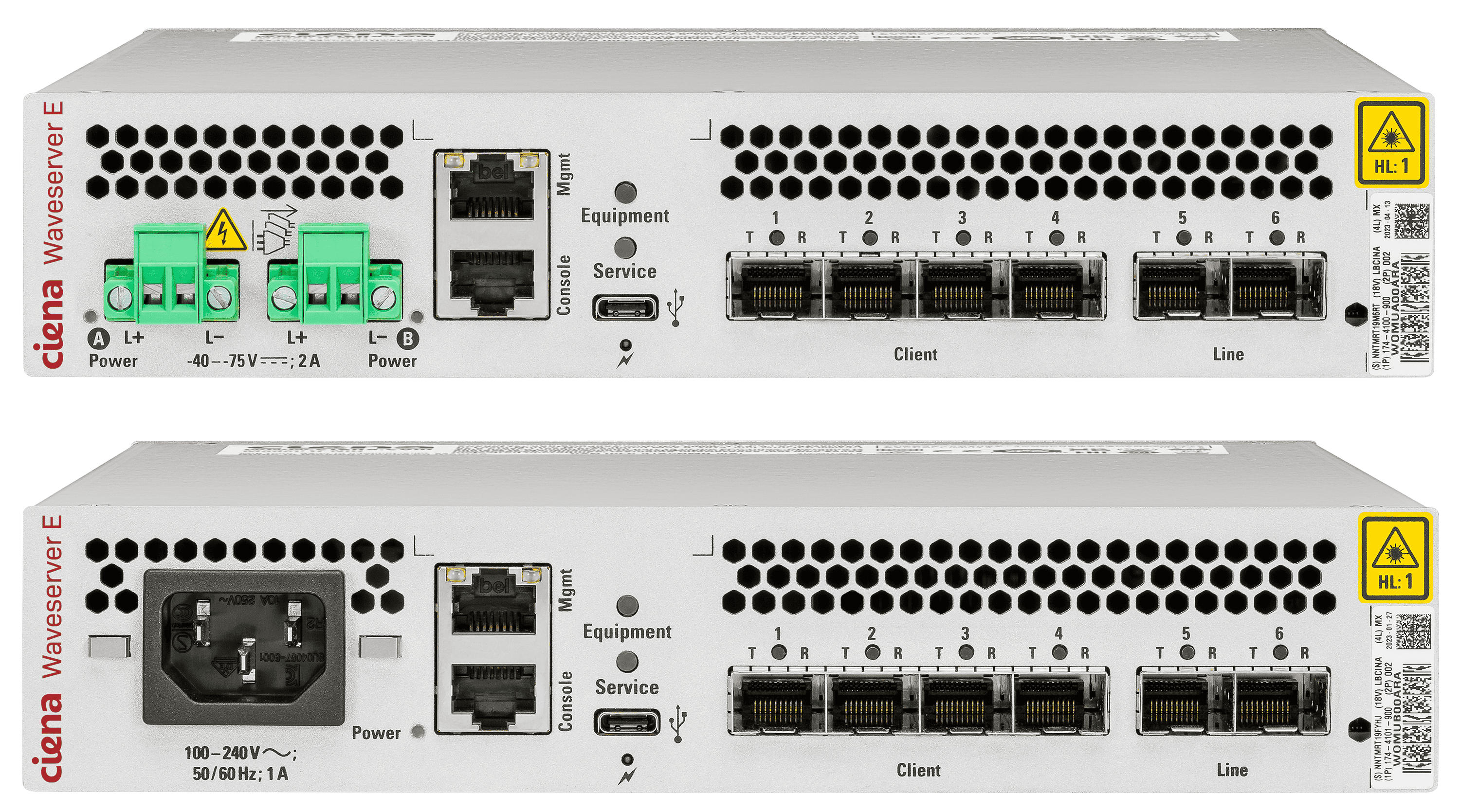 The AC and DC E10 product models 