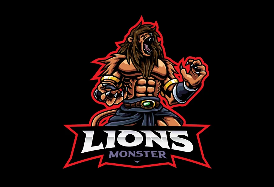 Lions Monster Logo